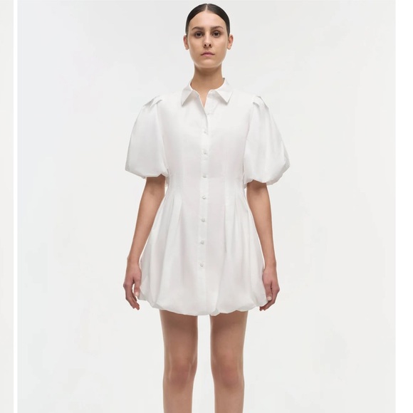 White Simkhai Cleo Dress NWT Size 0 - Picture 2 of 6